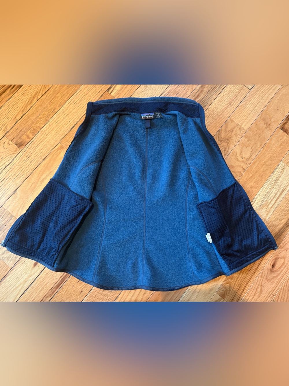 Patagonia Synchilla Fleece Vest Blue Women’s Size M Gorpcore Hike Made in USA - Picture 5 of 10